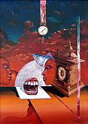 Consumption Of Time  Painting by Otto Rapp