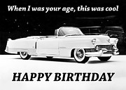 Cool Vintage Car Birthday Greeting Card Photograph by Communique Cards