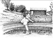 Cool Water Drawing by Arthur Fix