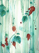 Copper Rain Painting by Dawn Derman