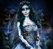 Corpse Bride Digital Art by Alessandro Della Pietra