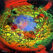Cosmos #6 Painting by Dov Lederberg