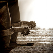 Cowboy Boots and Riding Spurs Photograph by Olivier Le Queinec