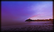 Criccieth Castle at dusk Photograph by B Cash