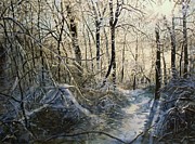 Crystal Path Painting by William Brody
