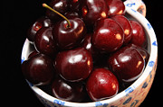 Cup of Cherries - Fruit - Juicy - Sweet - Snack Photograph by Andee Design