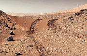 Curiosity tracks under the sun in mars Photograph by Weston Westmoreland Curiosity tracks under the sun in mars Photograph by Weston Westmoreland