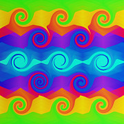Curly Q 2 Digital Art by Andee Design