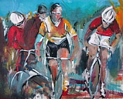 Cycling Trinity Painting by John Gholson Cycling Trinity Painting by John Gholson