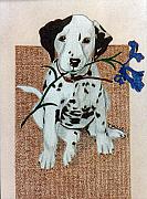 Dalmatian puppy Drawing by Terri Mills