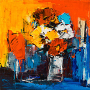 Dancing colors Painting by Elise Palmigiani