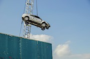 Dangling Car Photograph by Science Photo Library