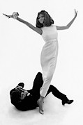 David Bailey Taking A Photograph Of Veruschka Photograph by Bert Stern