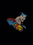 Dc - Lite Brite Superman Digital Art by Brand A