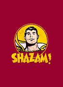 Dc - Shazam Circle Digital Art by Brand A