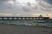 Deerfield Beach International Fishing Pier Sunrise Photograph by Rafael Salazar Deerfield Beach International Fishing Pier Sunrise Photograph by Rafael Salazar