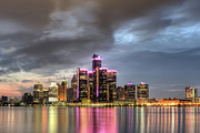 Detroit Cityscape Photograph by Linda Goodhue Photography