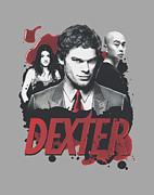 Dexter - Bloody Trio Digital Art by Brand A