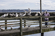 Dinner at the Marina Photograph by Cathy Anderson