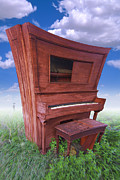 Distorted Upright Piano Photograph by Mike McGlothlen