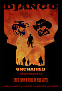 Django Unchained Alternative Poster Painting by Sassan Filsoof