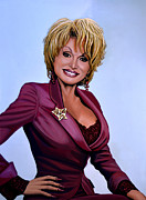 Dolly Parton Painting by Paul Meijering