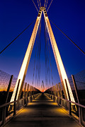 Don Burnett Pedestrian and Bicycle Bridge Photograph by Alexis Birkill