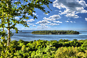 Door County Horseshoe Island Painting by Christopher Arndt