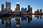 Downtown and Intercontinental Hotel Boston Photograph by Juergen Roth