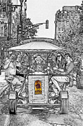 Drinking and Driving Drawing by John Haldane