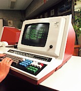 Early Computer Terminal Photograph by Science Photo Library