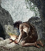 Early Human Making Fire Photograph by Science Photo Library