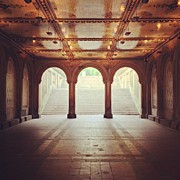 Early Morning: Bethesda Terrace Photograph by Randy Lemoine