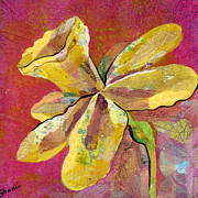 Early Spring II Daffodil Series Painting by Shadia Derbyshire