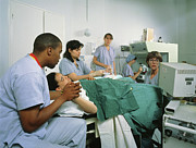 Egg Removal Using Trans-vaginal Probe In Ivf Photograph by Science Photo Library