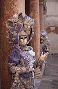 Elegant lila masks Photograph by Riccardo Mottola