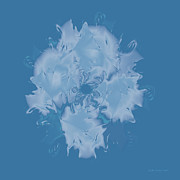 Elegant Blue Flower 2 Digital Art by Judi Suni Hall Elegant Blue Flower 2 Digital Art by Judi Suni Hall