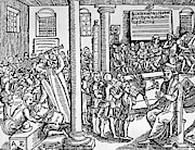 English Classroom, 1577 Painting by Granger English Classroom, 1577 Painting by Granger