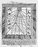 Engraving Of A Sundial Made By Isaac Newton Photograph by Science Photo Library
