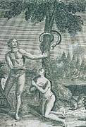 Engraving Of Adam And Eve In The Garden Of Eden Photograph by Science Photo Library