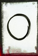 Enso #2 - Zen Circle Abstract Black and Red Painting by Marianna Mills Enso #2 - Zen Circle Abstract Black and Red Painting by Marianna Mills