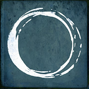 Enso No. 107 Cyan Painting by Julie Niemela Enso No. 107 Cyan Painting by Julie Niemela