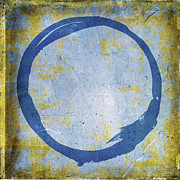 Enso No. 109 Blue on Blue Painting by Julie Niemela Enso No. 109 Blue on Blue Painting by Julie Niemela