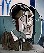 Eric Dolphy Sculptural Painting by Martel Chapman
