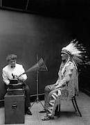 Ethnographic Recording Photograph by Granger