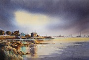 Evening At Seapoint Painting by Roland Byrne