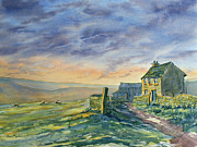 Twilight on the High Fells Painting by Glenn Marshall