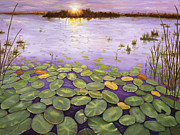 Everglades Evening Painting by Karen Zuk Rosenblatt Everglades Evening Painting by Karen Zuk Rosenblatt