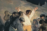 Execution of the Defenders of Madrid Painting by Francisco Goya