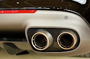 Exhaust Pipes Of A Ferrari California Photograph by Science Photo Library